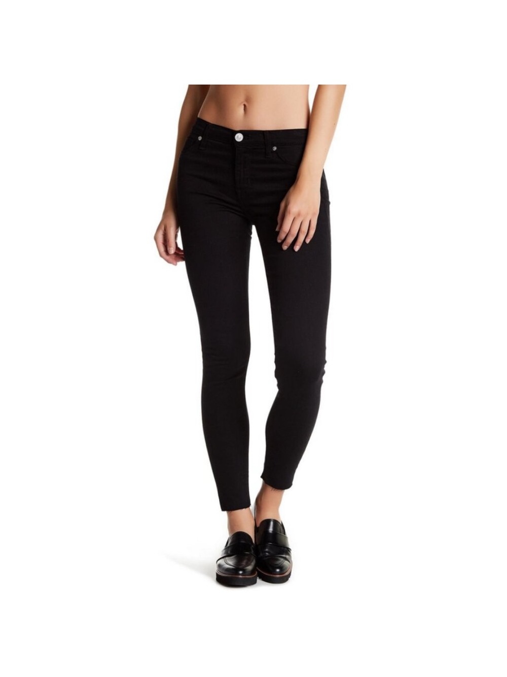 Hudson Jeans Women's Skinny Black High-Rise Jeans